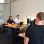 Filming a video for a client Filming a video for a client
