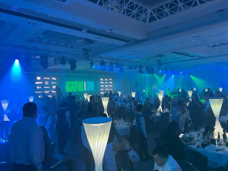 A corporate event featuring our AV services