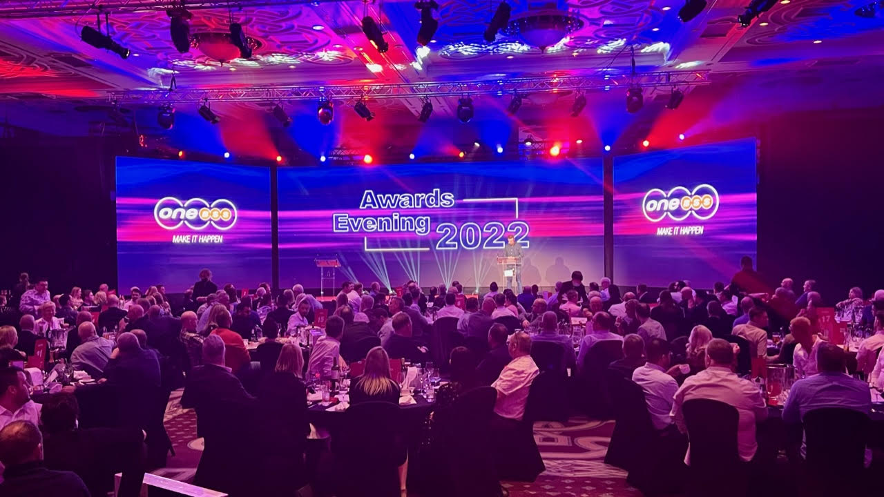 A room full of people attending an event we have provided services for